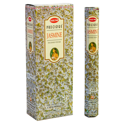 Pachet 120 betisoare parfumate HEM Iasomie si Ulei aromaterapie Iasomie Kingaroma, 10 ml