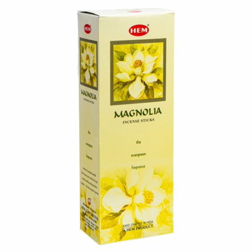 Pachet 120 betisoare parfumate HEM Magnolie si Ulei aromaterapie Magnolie Kingaroma, 10 ml