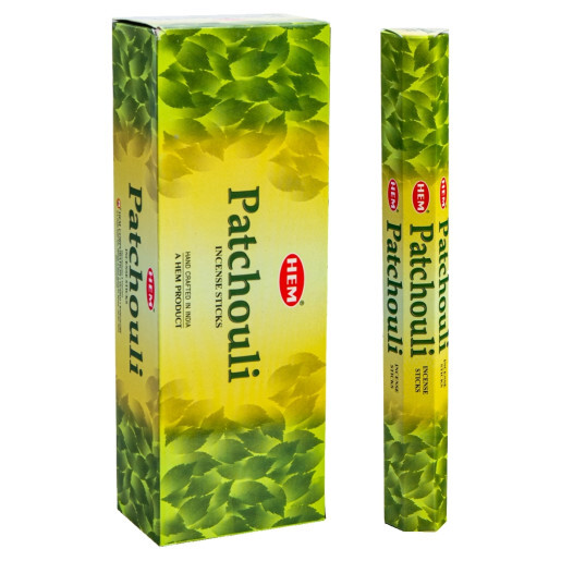 Pachet 120 betisoare parfumate HEM Paciuli si Ulei aromaterapie Paciuli Kingaroma, 10 ml