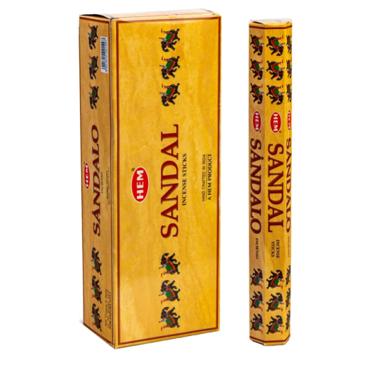 Pachet 120 betisoare parfumate HEM Santal si Ulei aromaterapie Santal Kingaroma, 10 ml