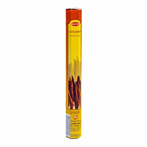 Pachet 120 betisoare parfumate HEM Scortisoara si Ulei aromaterapie Scortisoara Kingaroma, 10 ml