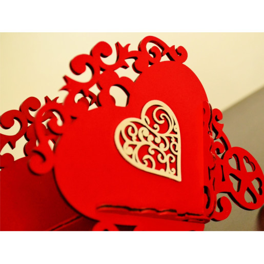 Suport aranjamente florale Caleașcă Valentines Roșie
