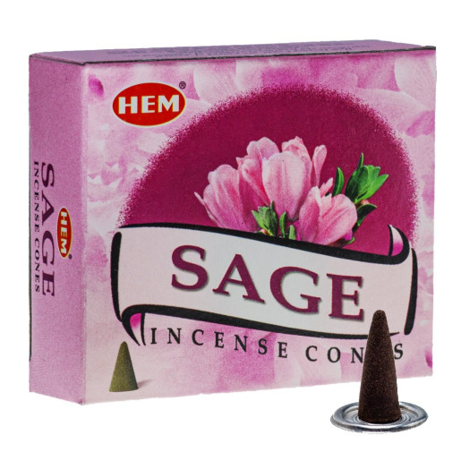 Conuri parfumate HEM, Salvie 10 buc