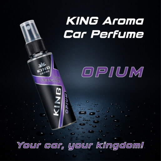 Odorizant auto cu pulverizator Opium Kingaroma 50 ml