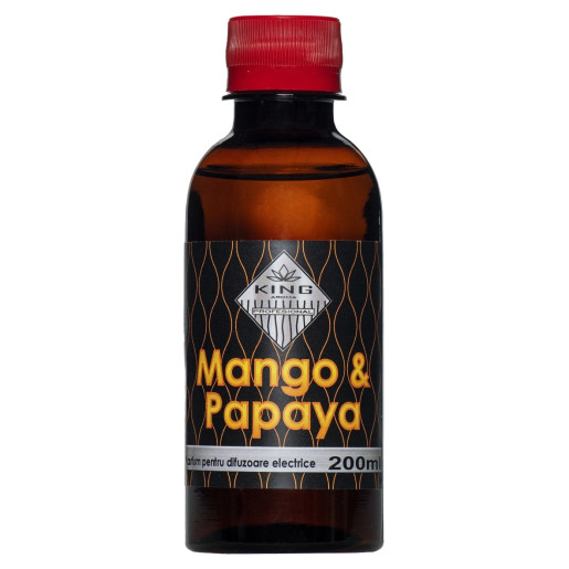 Rezervă parfum difuzoare electrice, Mango & Papaya Kingaroma 200 ml