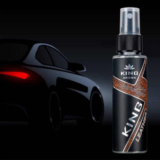 Odorizant auto cu pulverizator Leather Kingaroma 50 ml