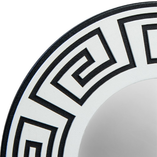 Oglindă decorativă de perete Greek White