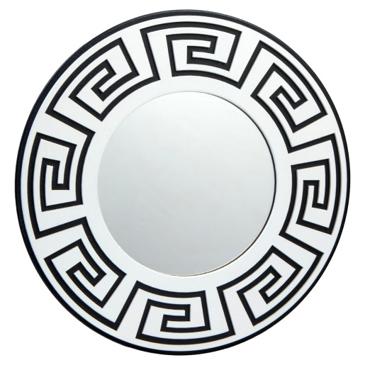 Oglindă decorativă de perete Greek White