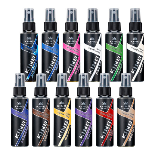 Pachet 100 Odorizante auto Kingaroma, Diverse arome, 100 x 50 ml