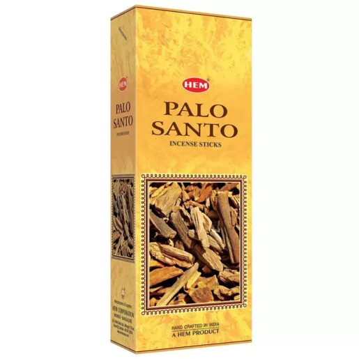 Pachet 120 betisoare parfumate HEM Palo Santo si Ulei aromaterapie Palo Santo Kingaroma, 10 ml