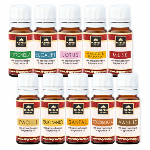 Pachet 30 buc ulei parfumat aromaterapie EXOTIC, Kingaroma