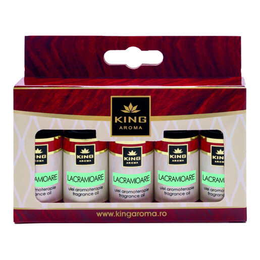 Pachet 5 uleiuri parfumate aromaterapie, LACRAMIOARE, Kingaroma