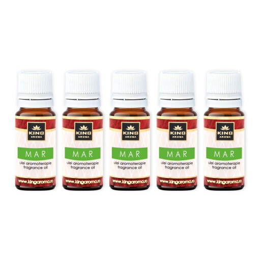 Pachet 5 uleiuri parfumate aromaterapie, MAR, Kingaroma