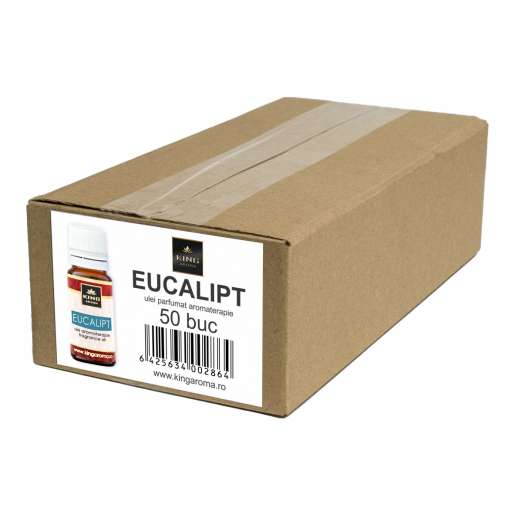 Pachet 50 uleiuri parfumate aromaterapie, EUCALIPT, Kingaroma, 10 ml