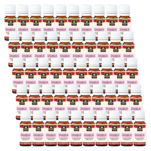 Pachet 50 uleiuri parfumate aromaterapie, ZAMBILA, Kingaroma, 10 ml