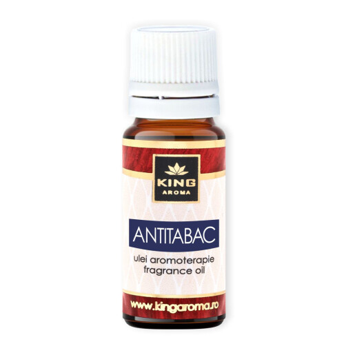 Pachet 5 uleiuri parfumate aromaterapie, ANTITABAC, Kingaroma