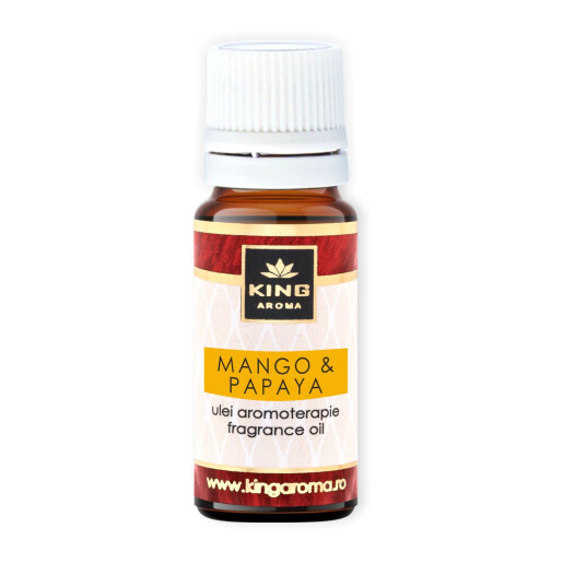 Ulei parfumat aromaterapie MANGO & PAPAYA, Kingaroma, 10 ml