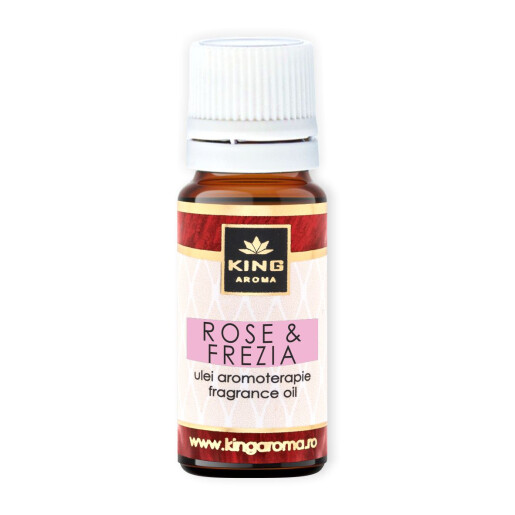 Pachet 5 uleiuri parfumate aromaterapie, ROSE & FREZIA , Kingaroma