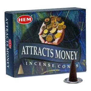 Conuri parfumate HEM, Atracts Money 10 buc