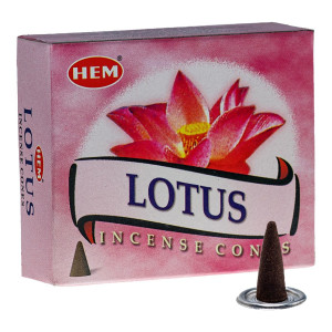 Conuri parfumate HEM, Lotus 10 buc