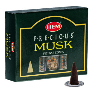 Conuri parfumate HEM, Musk 10 buc