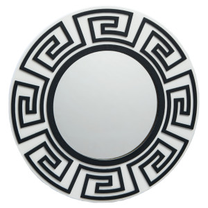 Oglindă decorativă de perete Greek Black