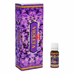 Pachet 120 betisoare parfumate HEM Violete si Ulei aromaterapie Violete Kingaroma, 10 ml