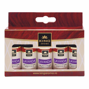Pachet 5 uleiuri parfumate aromaterapie, LAVANDA, Kingaroma