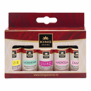 Pachet 5 uleiuri parfumate aromaterapie, SPRING, Kingaroma