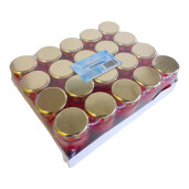 Set 20 bucati Candele cu capac, Tip 1-100 rosu, 20 ore, Kingaroma