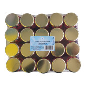 Set 20 bucati Candele cu capac, Tip 1-100 rosu, 20 ore, Kingaroma