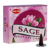 Conuri parfumate HEM, Salvie 10 buc