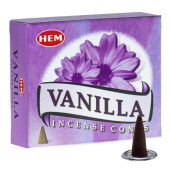 Conuri parfumate HEM, Vanilie 10 buc