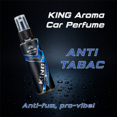 Odorizant auto cu pulverizator Antitabac Kingaroma 50 ml