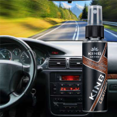 Odorizant auto cu pulverizator Leather Kingaroma 50 ml