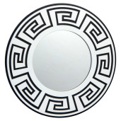 Oglindă decorativă de perete Greek White
