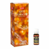 Pachet 120 betisoare parfumate HEM Antitabac si Ulei aromaterapie Antitabac Kingaroma, 10 ml