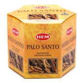 Pachet 40 Conuri parfumate Backflow HEM Palo Santo si Ulei aromaterapie Palo Santo Kingaroma, 10 ml