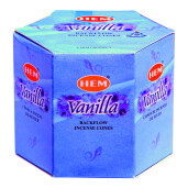 Pachet 40 Conuri parfumate Backflow HEM Vanilie si Ulei aromaterapie Vanilie Kingaroma, 10 ml