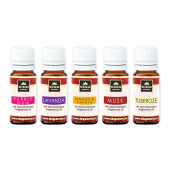 Pachet 5 uleiuri parfumate aromaterapie, HAPPY, Kingaroma