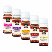 Pachet 5 uleiuri parfumate aromaterapie, HAPPY, Kingaroma