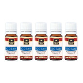Pachet 5 uleiuri parfumate aromaterapie, OCEAN, Kingaroma