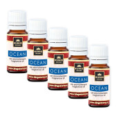 Pachet 5 uleiuri parfumate aromaterapie, OCEAN, Kingaroma