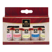 Pachet 5 uleiuri parfumate aromaterapie, SUMMER, Kingaroma