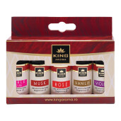 Pachet 5 uleiuri parfumate aromaterapie, SWEET, Kingaroma