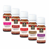 Pachet 5 uleiuri parfumate aromaterapie, SWEET, Kingaroma