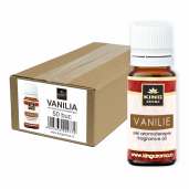 Pachet 50 uleiuri parfumate aromaterapie, VANILIE, Kingaroma, 10 ml