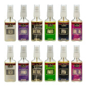 Pachet 12 Odorizante auto Kingaroma: Antitabac, Bamboo, Bubble Gum, Fresh, Lavanda, Opium, 50 ml