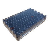 Set 160 buc Sticlute brune cu picurator si capac alb, 10ml