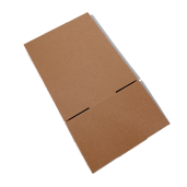 Set 50 Cutii Carton Natur microondul, Kingaroma, 250 x 100 x 75 mm